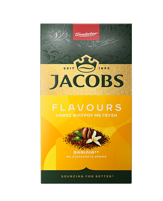 10040427 Jacobs Flavours Vanilla 250g Carton