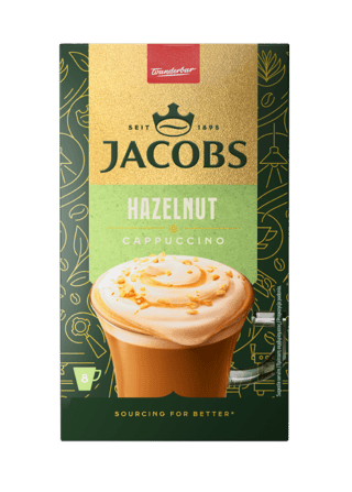 jacobs cappuccino hazelnut