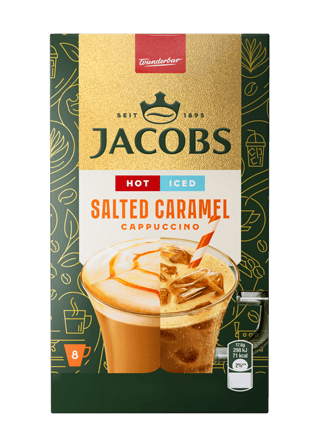 Jacobs Mixes Cappuccino Original Salted Caramel FRONT Resized